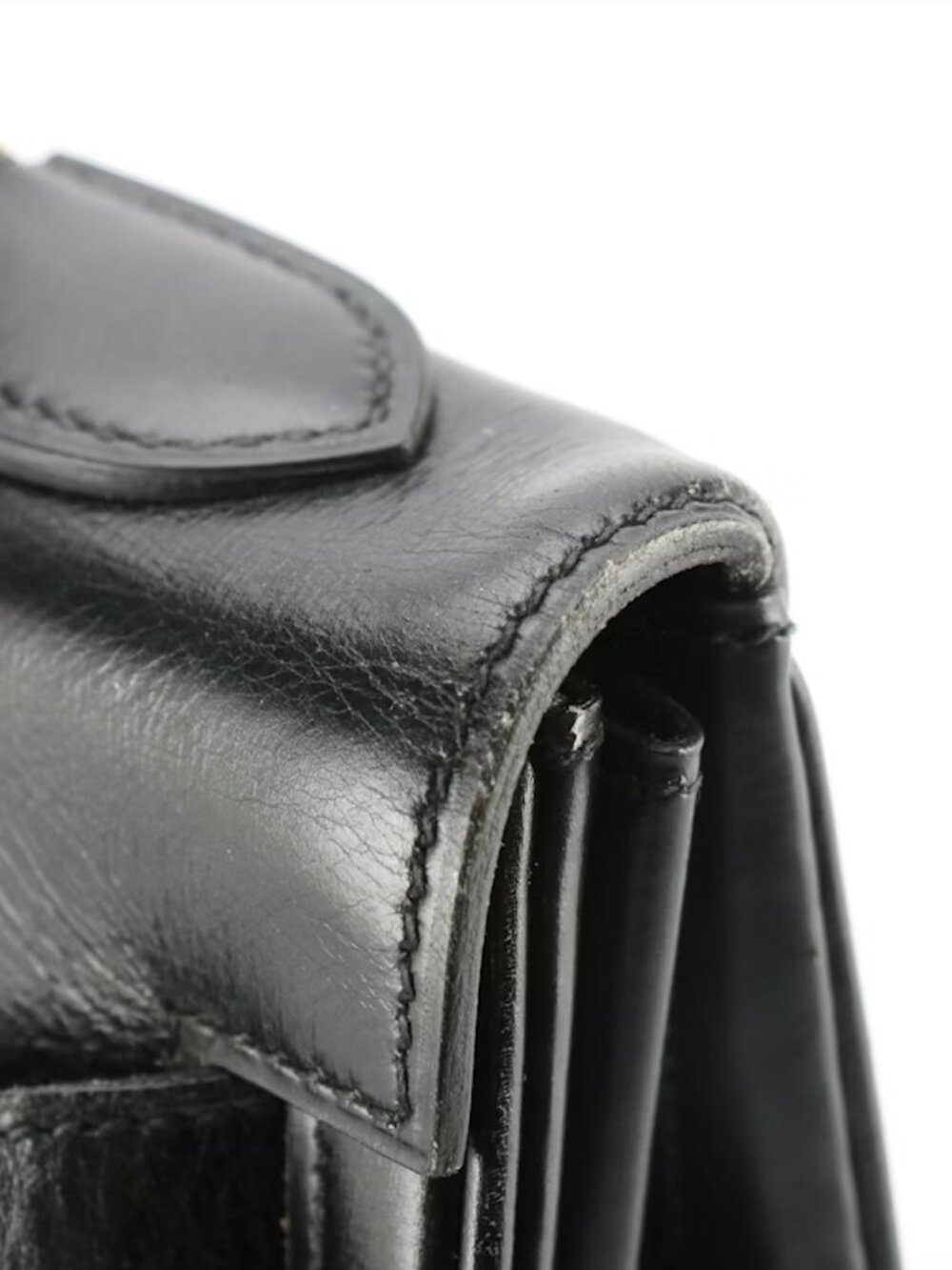 Hermès Vintage Black Kelly Retourne 32 Bag - Picture 9 of 16